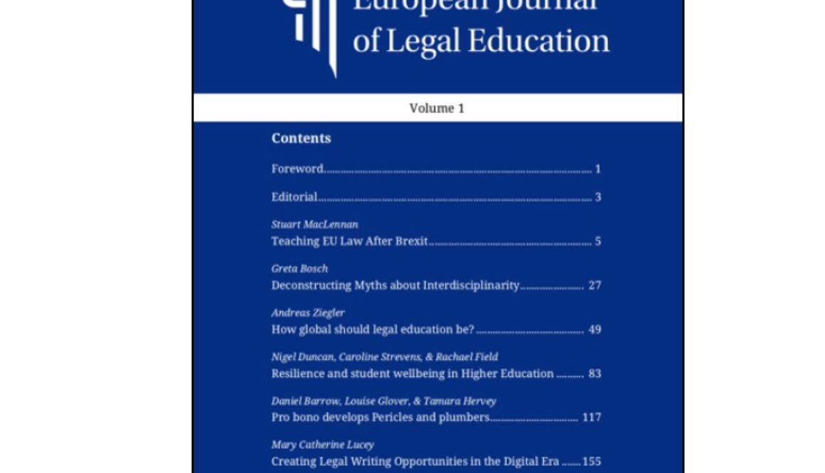 European Journal of Legal Education
